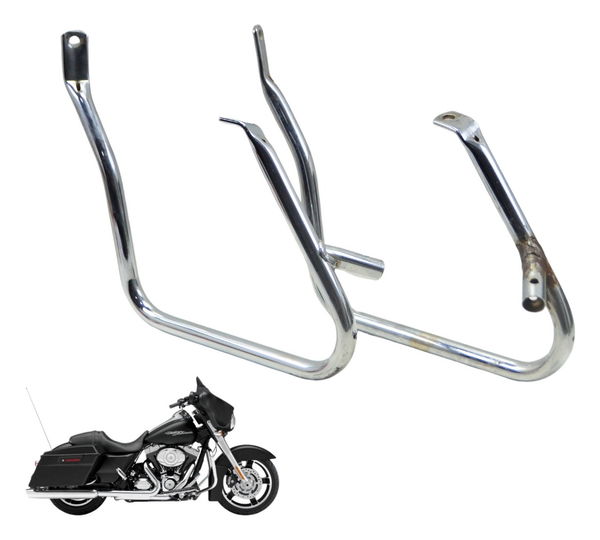 Par Mata Gato C/ Detalhes Harley Street Glide Touring 11-13