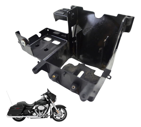Caixa Bateria C/ Avaria Harley Street Glide Touring 11-13 Preto