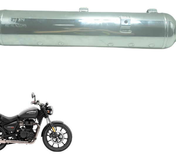 Ponteira Escape Royal Enfield Meteor 350 21-24 Original Prateado