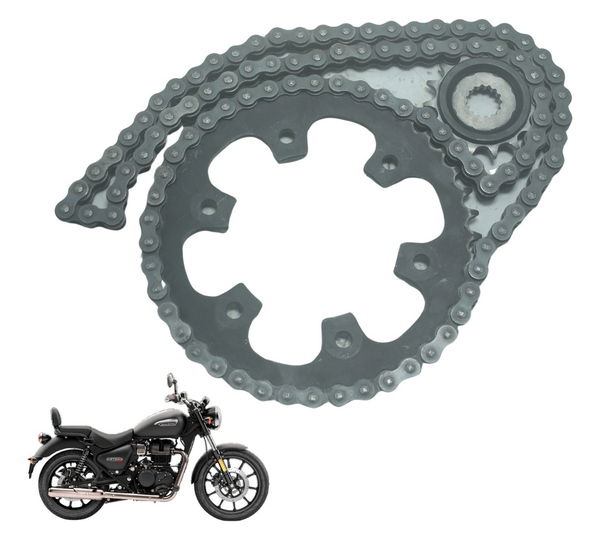 Kit Relação Royal Enfield Meteor 350 21-24 Original Prateado