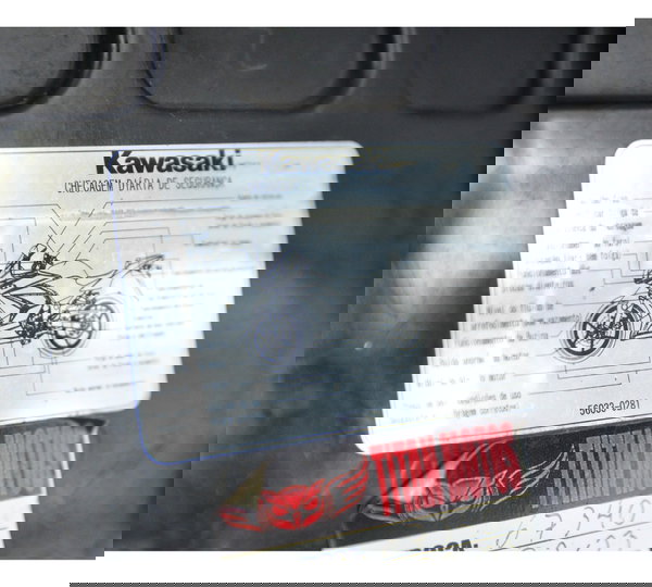 Banco Traseiro C/ Detalhes Kawasaki Ninja 250 R 08-12 Orig