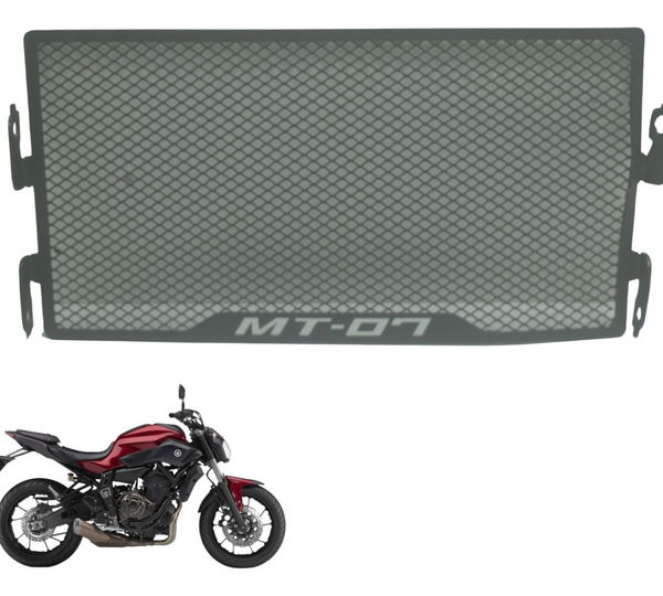 Grade Proteção Radiador Yamaha Mt 07 15-18 Original Preto