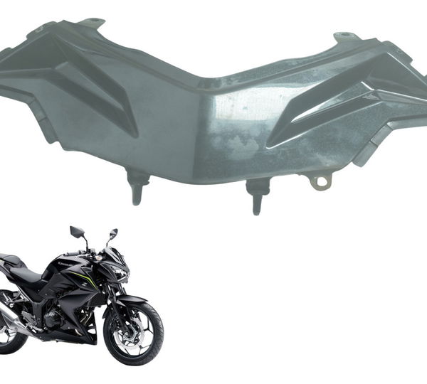 Carenagem Central Rabeta Kawasaki Z 300 13-18 Original Preto