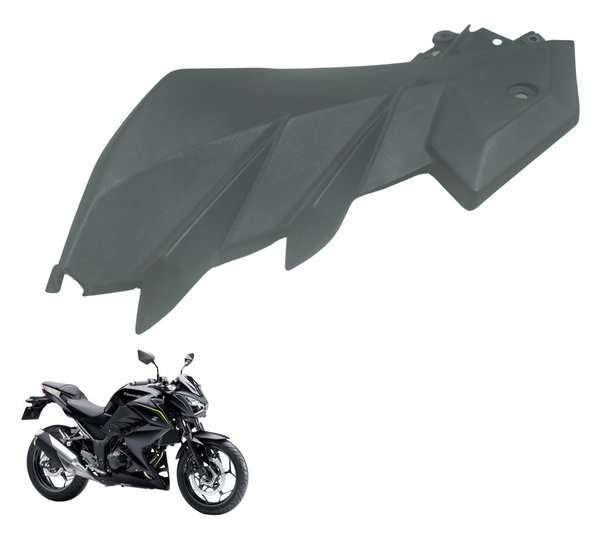 Acabamento Lateral Esquerdo Kawasaki Z 300 13-18 Original