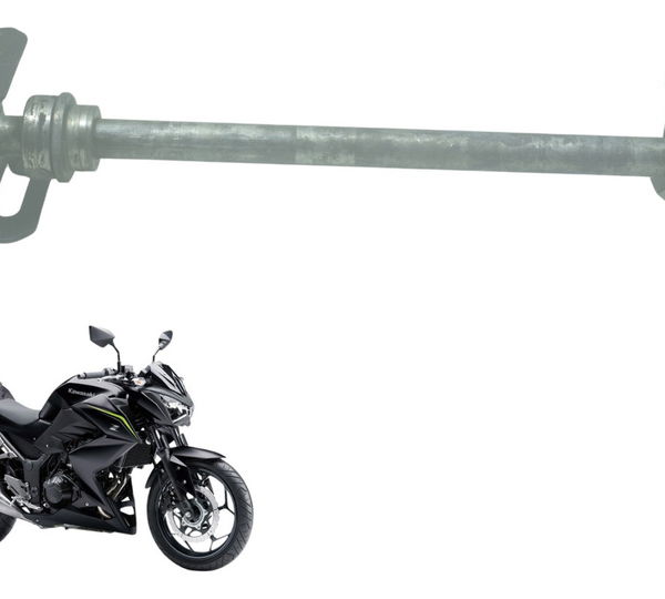 Eixo Roda Traseira Kawasaki Z 300 13-18 Original