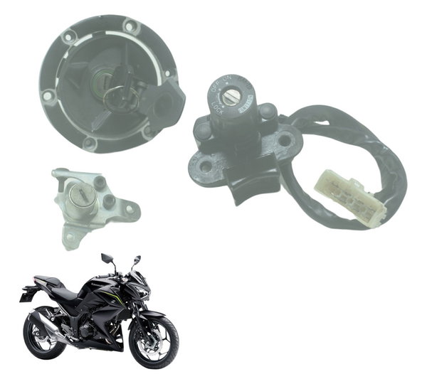 Kit Chave Ignição Kawasaki Z 300 13-18 Original