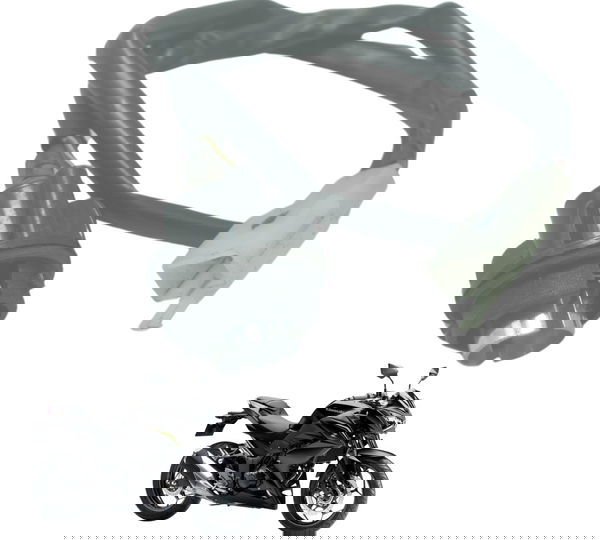 Chicote Lanterna Traseira Kawasaki Z 300 13-18 Original Direito Preto