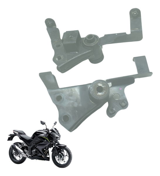 Par Suporte Motor Kawasaki Z 300 13-18 Original