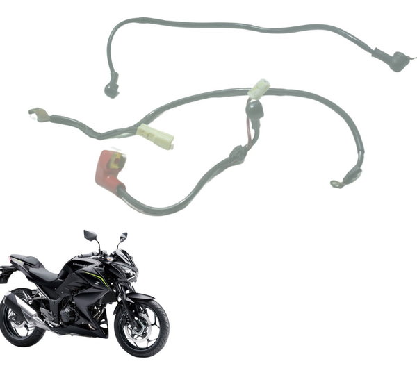 Cabo Bateria +/- Kawasaki Z 300 13-18 Original