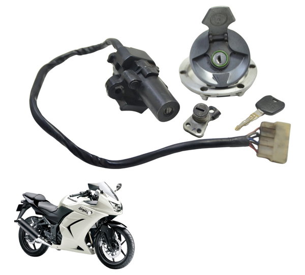 Kit Chave Ignição Kawasaki Ninja 250 R 08-12 Original
