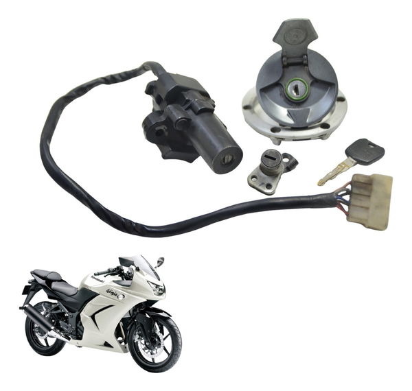 Kit Chave Ignição Kawasaki Ninja 250 R 08-12 Original