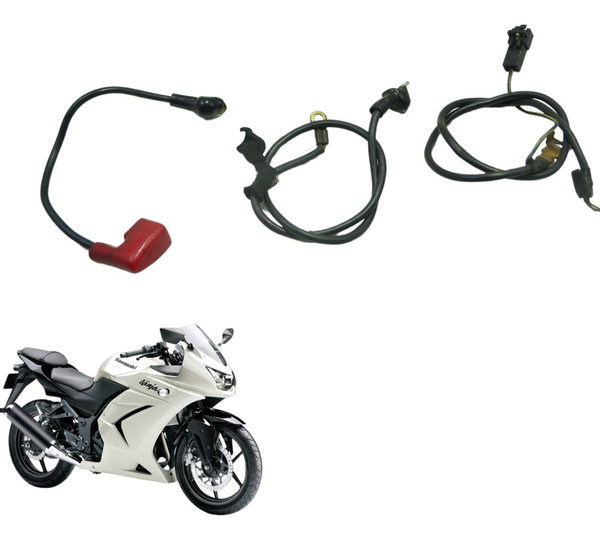 Cabo +/- Bateria Kawasaki Ninja 250 R 08-12 Original