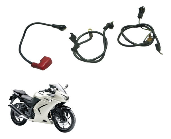 Cabo +/- Bateria Kawasaki Ninja 250 R 08-12 Original