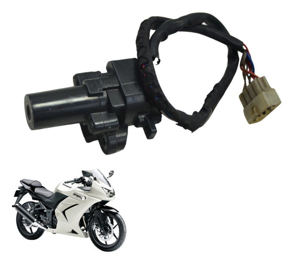 Chave Ignição C/ Detalhes Kawasaki Ninja 250 R 08-12 Orig