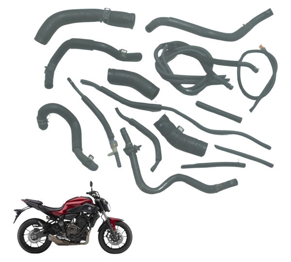 Kit Mangueiras Yamaha Mt 07 15-18 Original