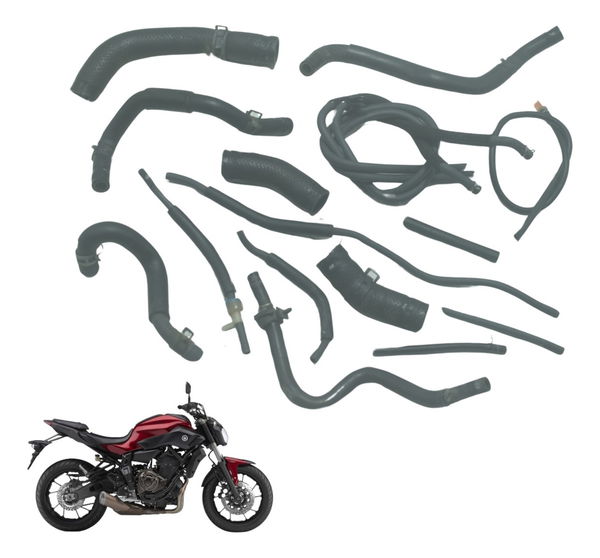 Kit Mangueiras Yamaha Mt 07 15-18 Original