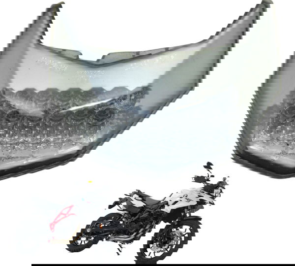 Lanterna Traseira Bmw F 700 Gs 2017 Original Branco