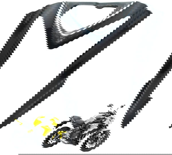 Carenagem Farol Frontal Kawasaki Er6n Er-6n 10-12 Original Preto