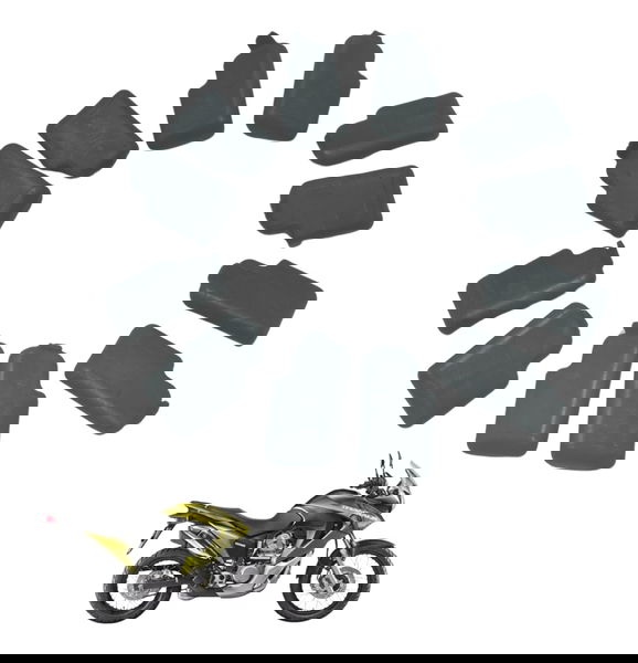 Jogo Coxim Cubo Coroa Honda Xl 700v Transalp 11-14 Original