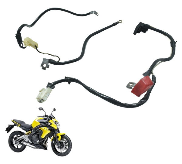 Cabo Bateria +/- Kawasaki Er6n Er-6n 10-12 Original