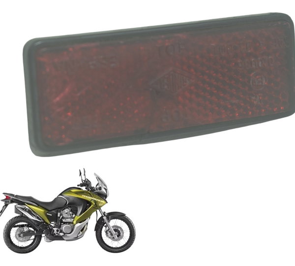 Refletor Olho De Gato C/ Det Honda Xl 700v Transalp 11-14 Vermelho