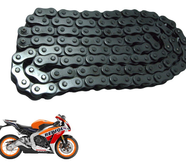 Corrente Transmissão S/ Emenda Honda Cbr 1000rr 12-15 Orig Prateado