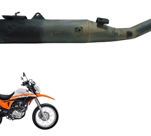 Ponteira Escape Honda Nxr 160 Bros 15-23 Original Preto