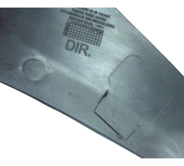 Acabamento Alça Traseira Honda Nxr 160 Bros 15-23 Original Preto