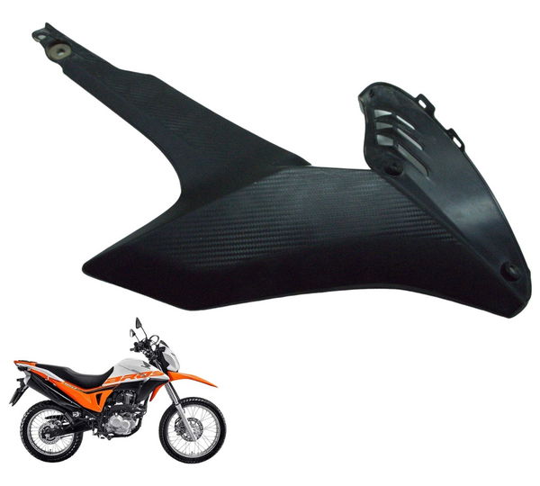 Acabamento Alça Traseira Honda Nxr 160 Bros 15-23 Original Preto