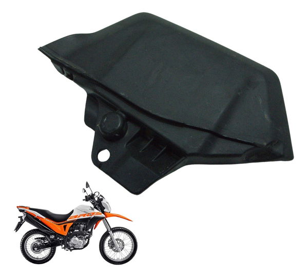 Tampa Acabamento Honda Nxr 160 Bros 15-23 Original Preto