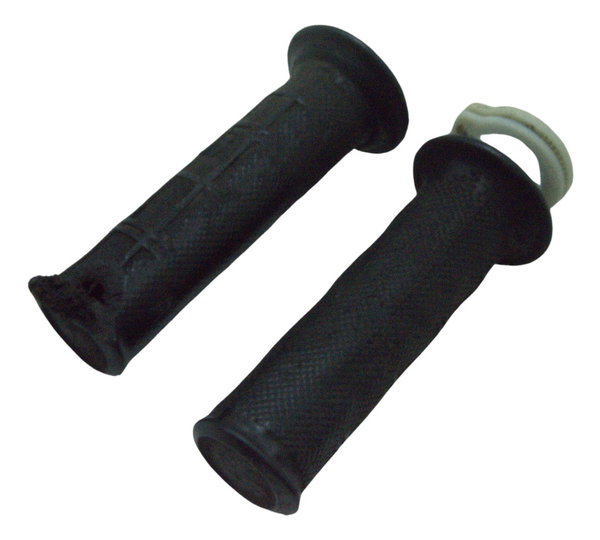 Par Manoplas C/ Detalhes Honda Nxr 160 Bros 15-23 Original Preto