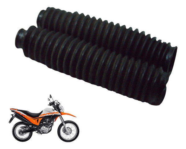 Par Sanfona C/ Detalhes Honda Nxr 160 Bros 15-23 Original