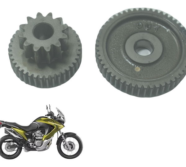 Par Engrenagem Redução Partida Honda Xl 700v Transalp 11-14