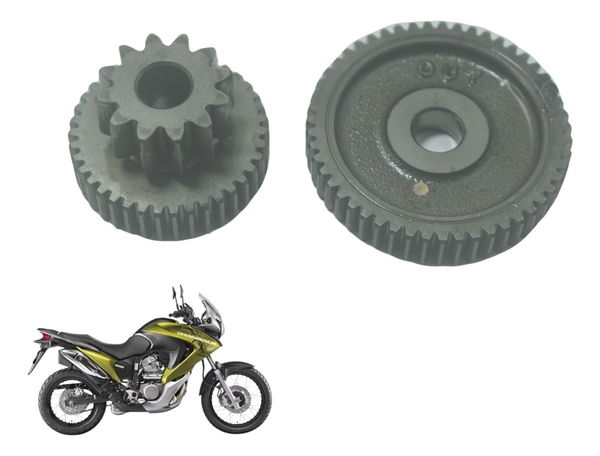Par Engrenagem Redução Partida Honda Xl 700v Transalp 11-14