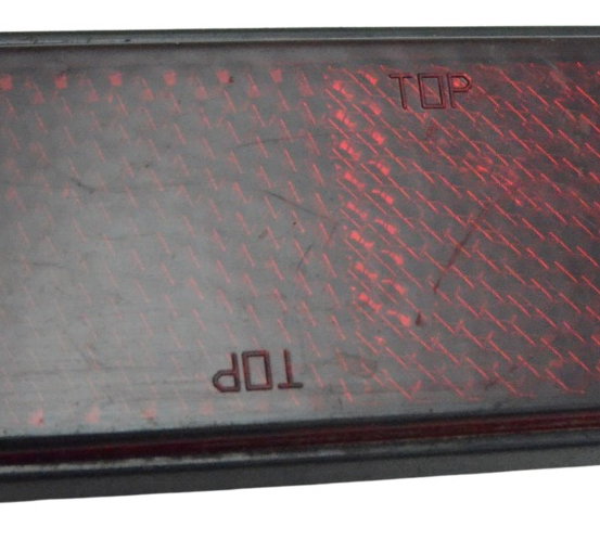 Refletor Olho Gato Honda Nxr 160 Bros 15-23 Original Vermelho