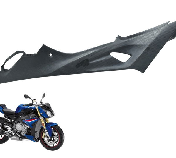 Acabamento Lateral Tanque Esq Avaria Bmw S 1000r 18-20 Orig Preto