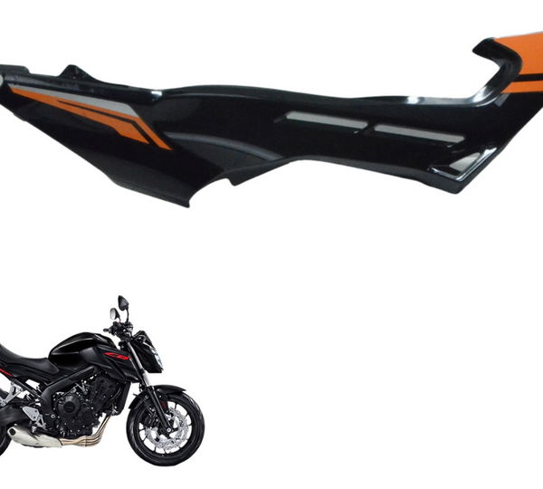 Carenagem Lateral Direita Rabeta Honda Cb 650f 18-21 Orig Preto