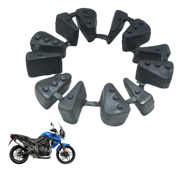 Jogo Coxim Cubo Coroa Triumph Tiger 800 Xrx 2016 Original