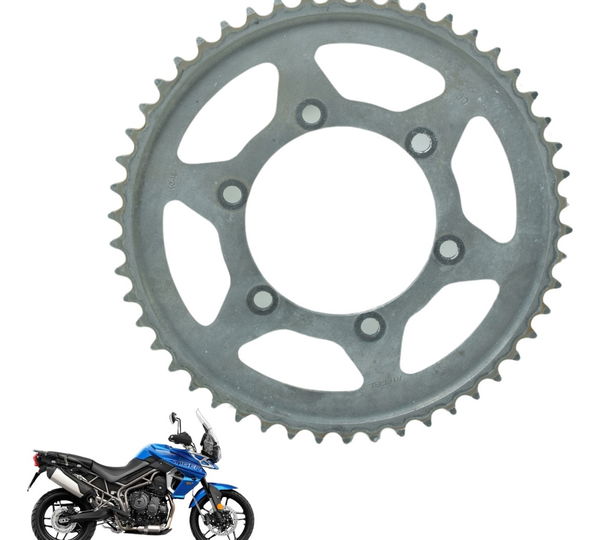 Coroa 50 Dentes Riffel Triumph Tiger 800 Xrx 2016 Prateado