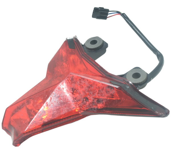 Lanterna Traseira C/ Detalhes Kawasaki Z 1000 15-22 Original Vermelho