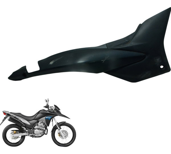 Carenagem Lateral Dir C/ Detalhes Honda Xre 300 09-15 Orig Preto