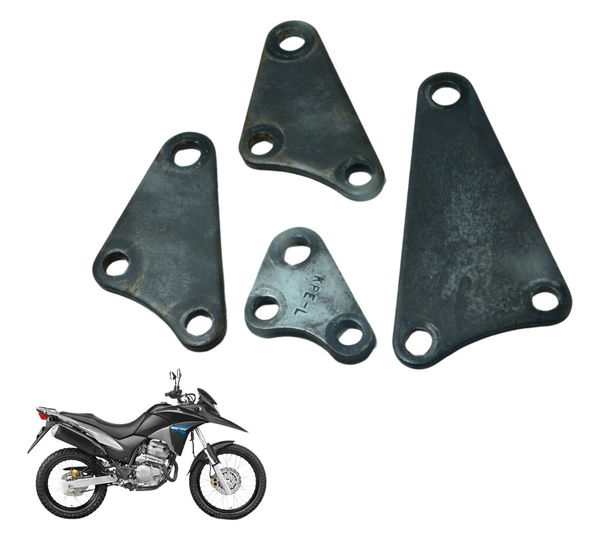 Jogo Suporte Motor Honda Xre 300 09-15 Original