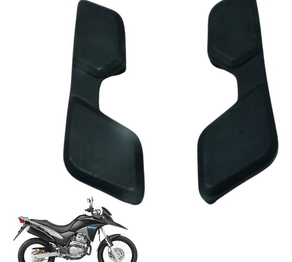 Par Acabamento Alça Traseira Honda Xre 300 09-15 Original Preto