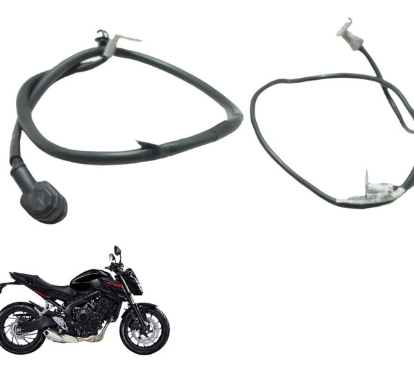 Cabos Bateria Honda Cb 650f 18-21 Original