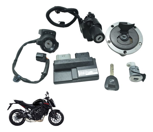 Kit Chave Ignição Modulo Ecu Honda Cb 650f 18-21 Original