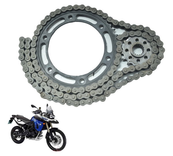 Kit Relação Bmw F 800 Gs 09-12 Original Cinza-escuro