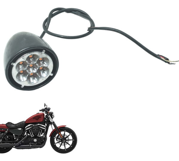 Pisca Traseiro S/lente E Plug C/ava Sportster 883 Iron 14-19