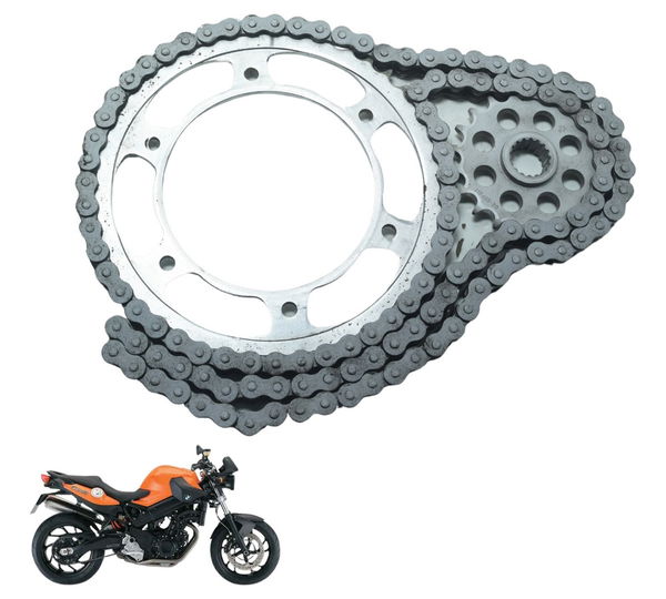 Kit Relação Bmw F 800 R 09-15 Original Prateado