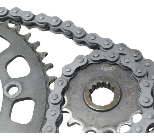 Kit Relação Yamaha Xj6 N 10-12 Paralelo Prateado