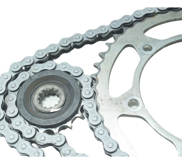 Kit Relação Yamaha Xj6 N 10-12 Original Prateado